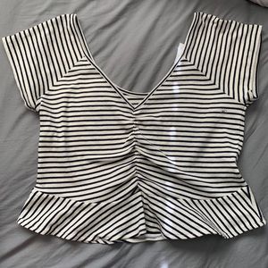 Striped American Eagle Top